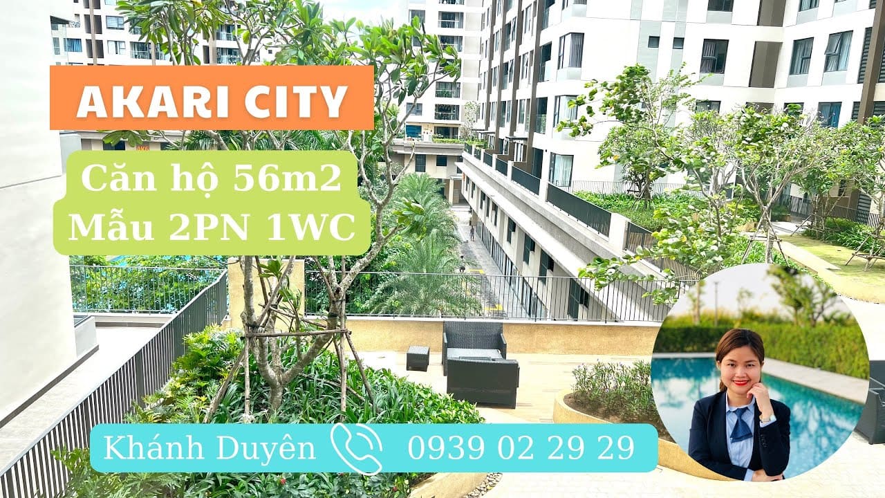 Akari City can ho 56m2 mau 2 phong ngu