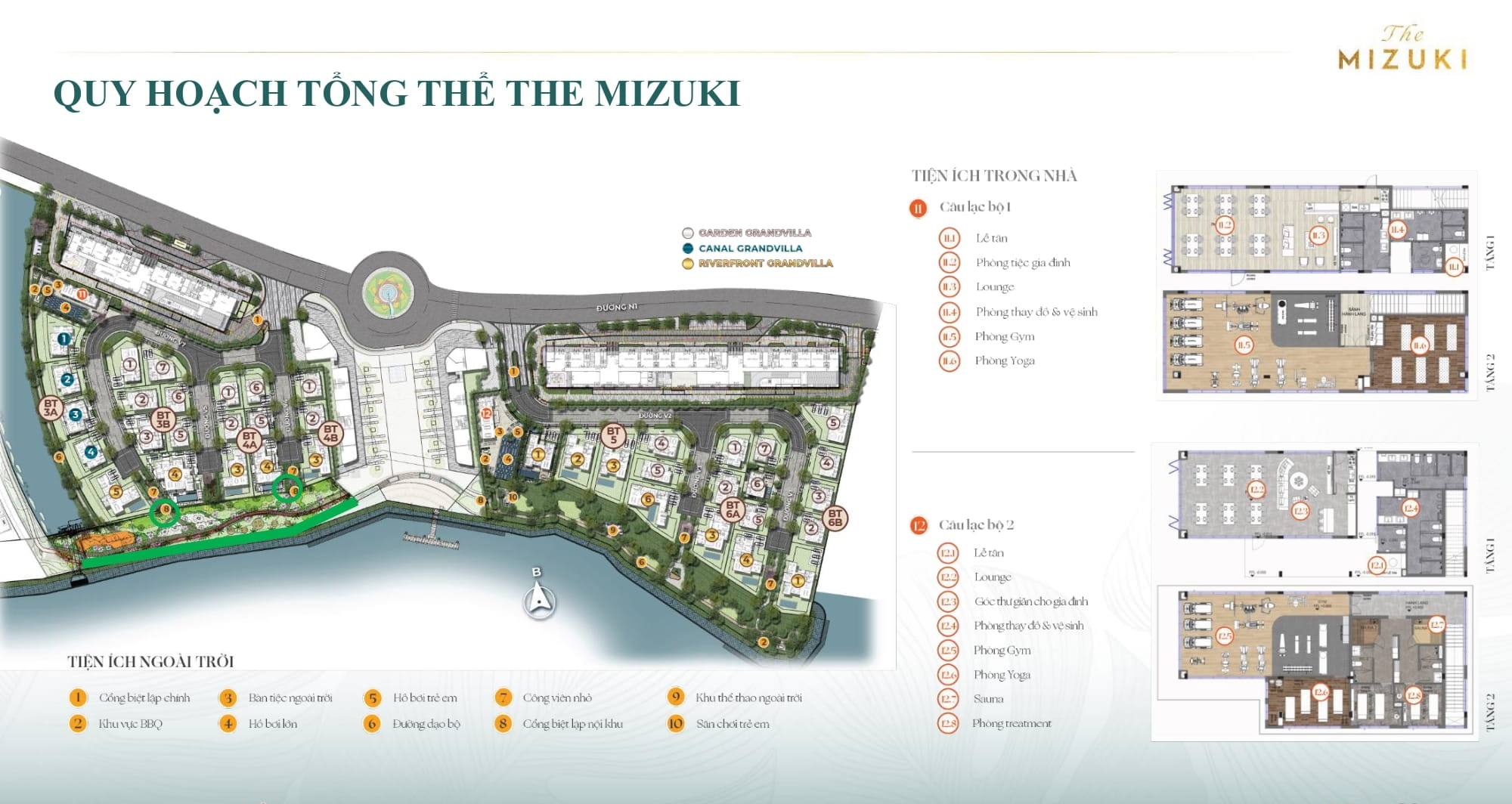 Quy hoạch tổng thể biệt thự The Mizuki