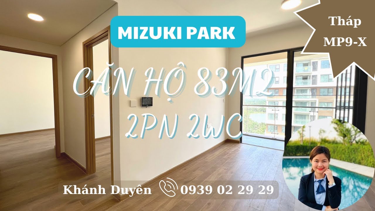 Mizuki Park căn hộ 83m2 tháp MP9X