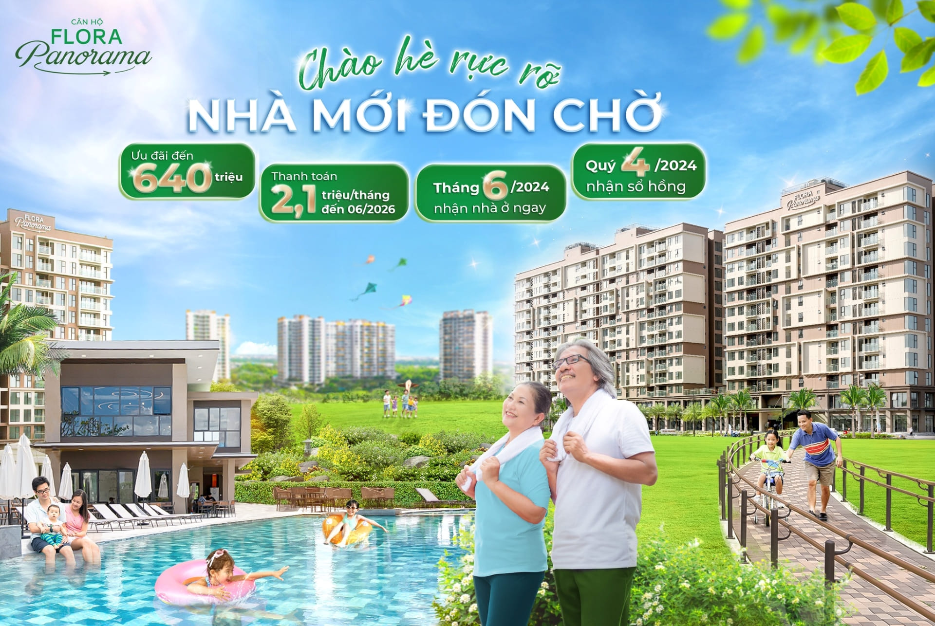 Flora Panorama dự án Mizuki Park chào đón hè rực rỡ