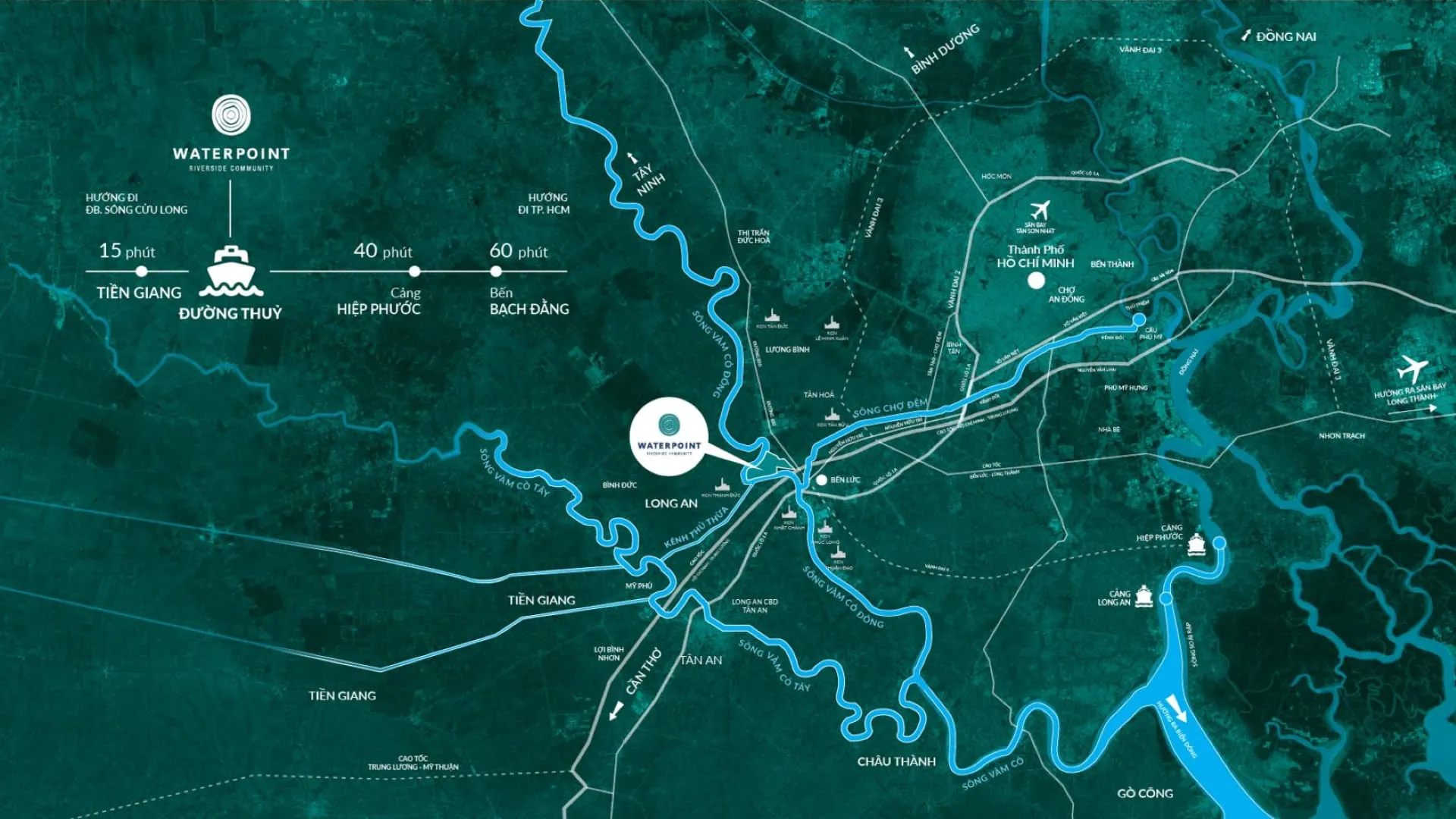 Giao Thông Đường Thủy Đến Dự Án Waterpoint - Lộ Trình & Thời Gian Di Chuyển